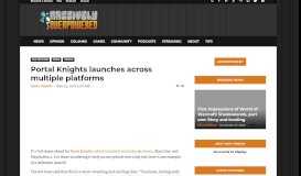 
							         Portal Knights launches across multiple platforms | Massively ...								  
							    