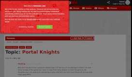 
							         Portal Knights - Nintendo Switch Forum - Page 1 - Nintendo Life								  
							    