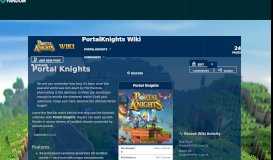 
							         Portal Knights | Portal Knights Wiki | FANDOM powered by Wikia								  
							    