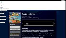 
							         Portal Knights - Portal Pioneer Pack on PS4 ... - PlayStation Store								  
							    