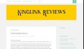 
							         Portal Knights Review – Kinglink Reviews								  
							    