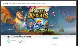
							         Portal Knights Review – The Co-op 3D sandbox dream – AlunaRL								  
							    