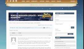 
							         Portal Knights Update - WHY NERFED?! - Portal Knights								  
							    