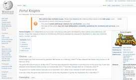 
							         Portal Knights - Wikipedia								  
							    