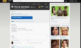 
							         Portal Kombat (Video 2011) - IMDb								  
							    