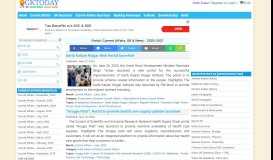 
							         Portal : Latest Current Affairs and News - Current Affairs Today								  
							    