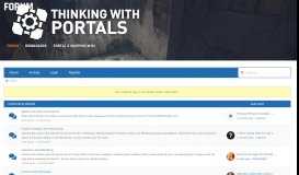 
							         Portal - least portals | View Topic | ThinkingWithPortals.com ...								  
							    