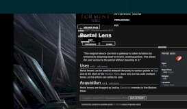 
							         Portal Lens | Torment Wiki | FANDOM powered by Wikia								  
							    