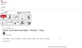 
							         Portal Level Warning Signs | Kanojo.de Blog | boys room in 2019 ...								  
							    