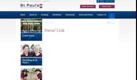 
							         Portal Link - St Paul's Anglican Grammar School								  
							    