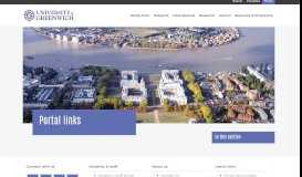 
							         Portal links | University of Greenwich								  
							    