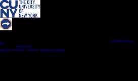 
							         Portal Log-in/Citizen CUNY - CUNY Portal - The City University of New ...								  
							    