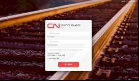 
							         Portal: Login – CN Service Awards								  
							    