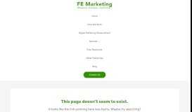 
							         Portal Login | FE Marketing								  
							    