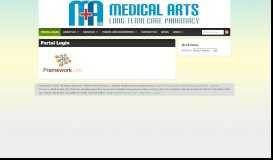 
							         Portal Login : Medical Arts Pharmacy								  
							    