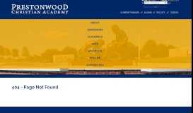 
							         Portal Login - - Prestonwood Christian Academy								  
							    