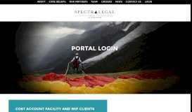 
							         Portal Login - Spectra Legal								  
							    