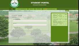 
							         Portal Login Students - Student portal								  
							    
