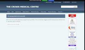 
							         Portal Login - The Crown Medical Centre								  
							    