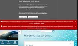 
							         Portal Login - The Grove Medical Centre								  
							    
