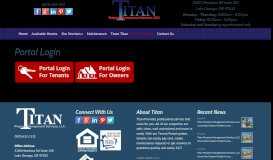 
							         Portal Login - Titan Property Management								  
							    