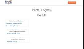 
							         Portal Logins - MegaPath								  
							    