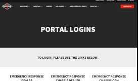 
							         Portal Logins - Spartan Motors								  
							    
