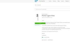 
							         Portal Logon iView - SAP Archive								  
							    