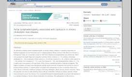 
							         Portal lymphadenopathy associated with lipofuscin in ... - NCBI - NIH								  
							    