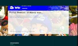 
							         Portal M4R10 - If Mario was in... Portal ... - SMG4 Wiki								  
							    