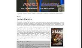 
							         Portal-Magazin - Special: Portal-Comics - St-gerner								  
							    