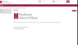
							         Portal - Manhattan School of Music								  
							    
