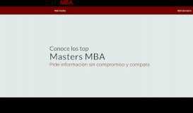
							         Portal MBA: ¿Qué es un Master MBA? Ranking Masters MBA								  
							    