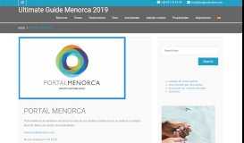
							         PORTAL MENORCA – Ultimate Guide Menorca 2019								  
							    