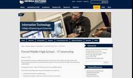 
							         Portal Middle High School – IT Internship | Information Technology ...								  
							    