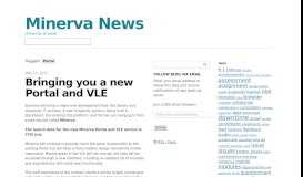 
							         Portal | Minerva News								  
							    