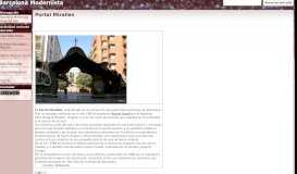 
							         Portal Miralles - Barcelona Modernista - Google Sites								  
							    