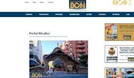 
							         Portal Miralles | passaporte BCN								  
							    