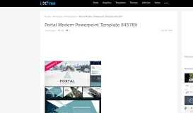 
							         Portal Modern Powerpoint Template 845789 – UXFree.COM								  
							    