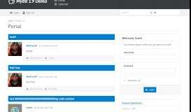 
							         Portal - MyBB 1.9 Demo								  
							    