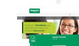 
							         Portal Nacional de Saúde - Unimed Apucarana								  
							    