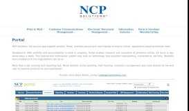 
							         Portal – NCP Solutions, LLC								  
							    
