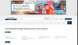 
							         Portal North Bridge Replacement, New Jersey - Railway Technology								  
							    