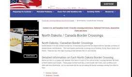 
							         Portal / North Portal Border Crossing | ezbordercrossing								  
							    