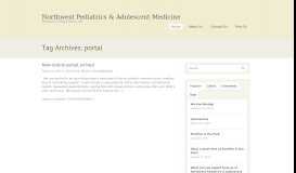 
							         portal - Northwest Pediatrics & Adolescent Medicine								  
							    