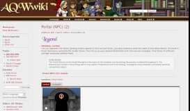 
							         Portal (NPC) (2) - AQW								  
							    