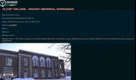 
							         Portal: Olivet College - Mackay Memorial Gymnasium | Ingress News								  
							    