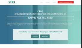 
							         PORTAL ONE SDN BHD - Find out more! - CTOS								  
							    