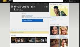 
							         Portal: Origins - Part 2 (2016) - IMDb								  
							    