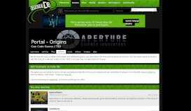 
							         Portal - Origins Windows game - Indie DB								  
							    